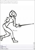 coloriage-escrime-1